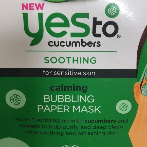 3 Product Bundle YES To Cucumbers Skincare Full Size Toner & Mask Gift Set NEW!! - Picture 7 of 16
